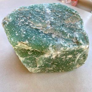 LARGE GREEN ADVENTURINE specimen, HUGE!  for money/wealth manifestion